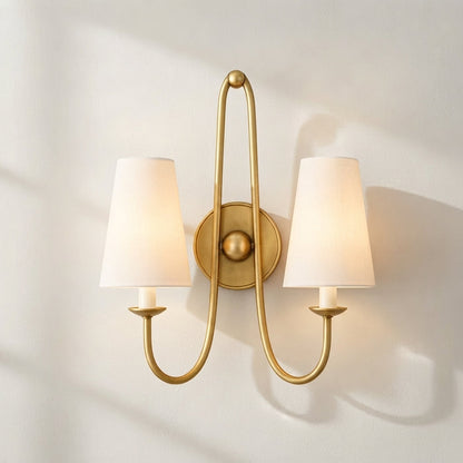 Brayden 18-Inch 2-Light Wall Sconce Antique Gold Leaf