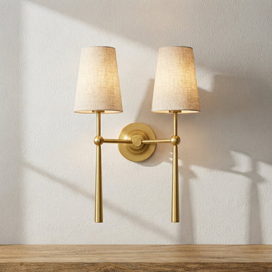 Cadiz 23.25-Inch 2-Light Wall Sconce Vintage Brass by Corbett Lighting