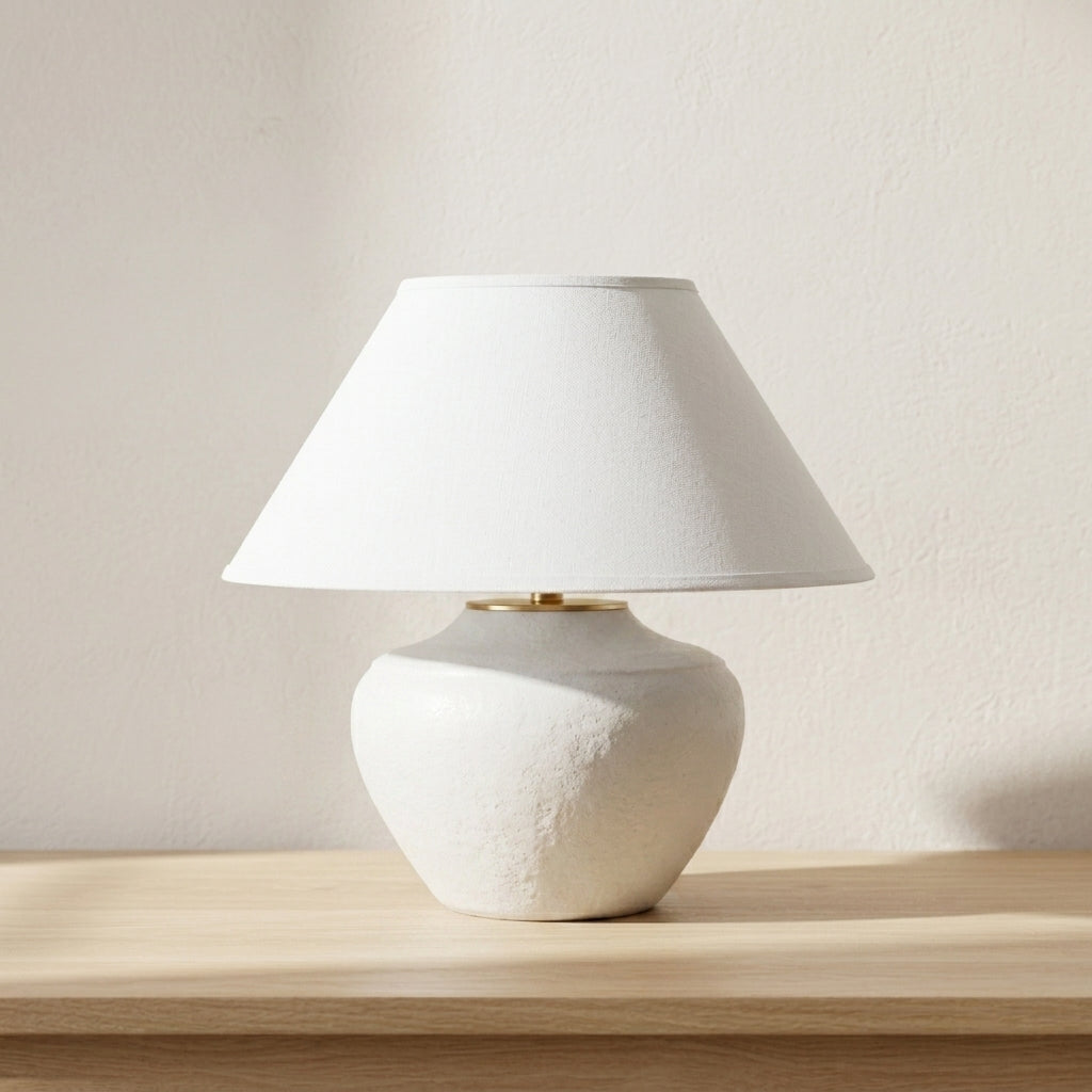 Calabria 20-Inch LED Table Lamp Rustco Finish