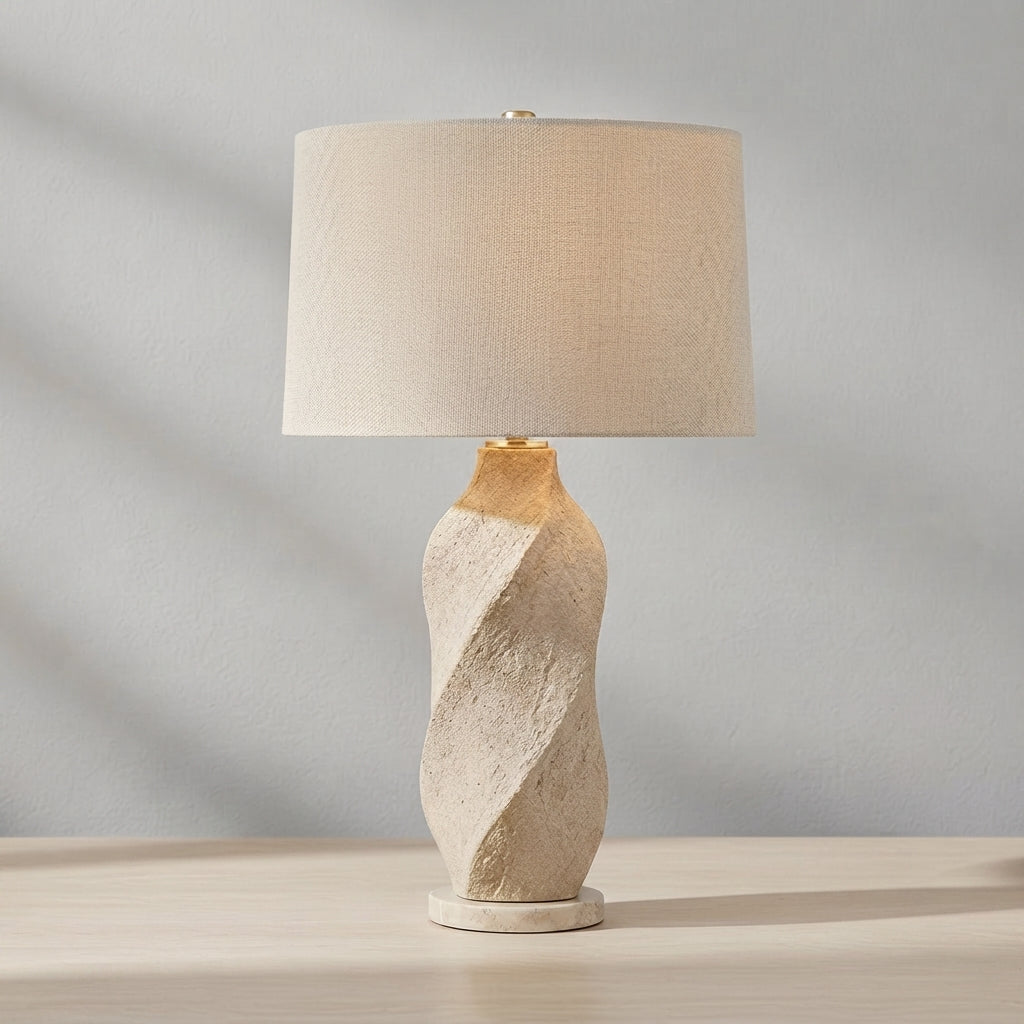 Declan 25.5-Inch Ceramic Table Lamp Classical Mandras Glaze