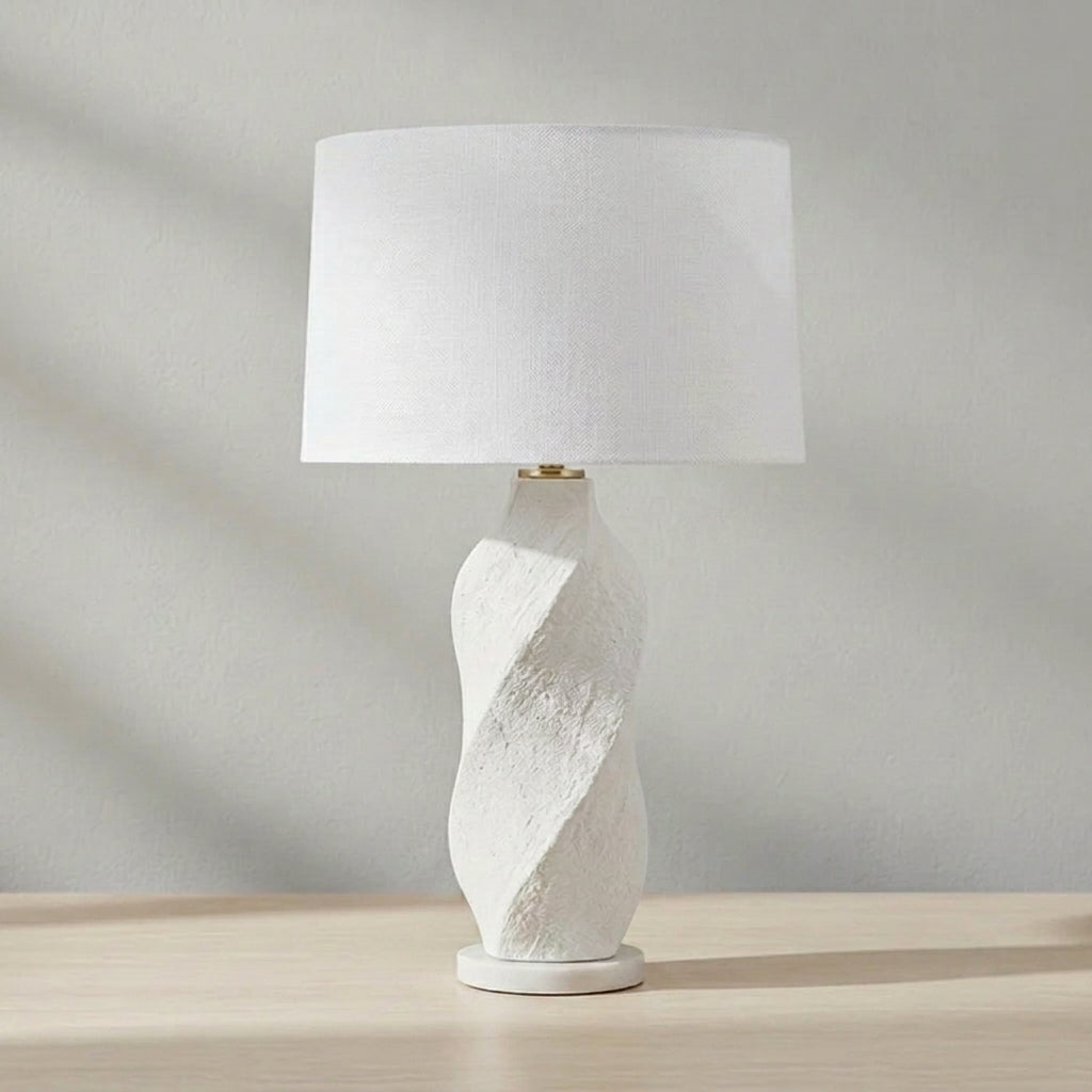 Declan 25.5-Inch Ceramic Table Lamp Classical Mandras Glaze