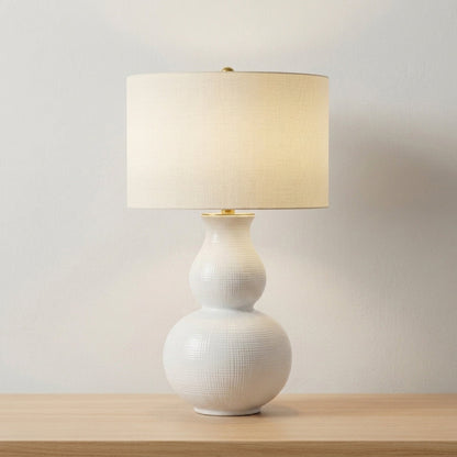 Honorine 27-Inch Ceramic Table Lamp Mustard