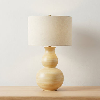 Honorine 27-Inch Ceramic Table Lamp Mustard