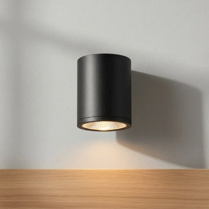 Nordic 5-Inch 15W Outdoor LED Cylinder Ceiling Mount Light