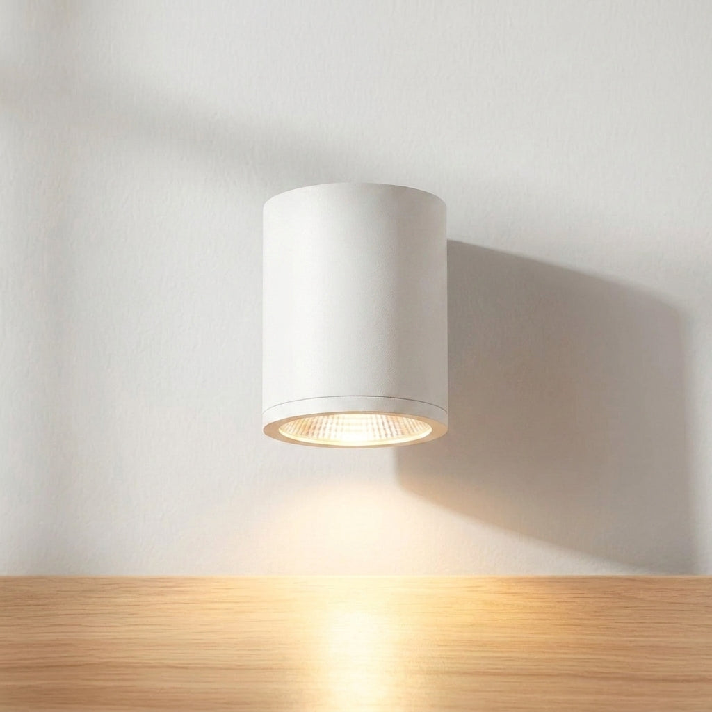 Nordic 5-Inch 15W Outdoor LED Cylinder Ceiling Mount Light