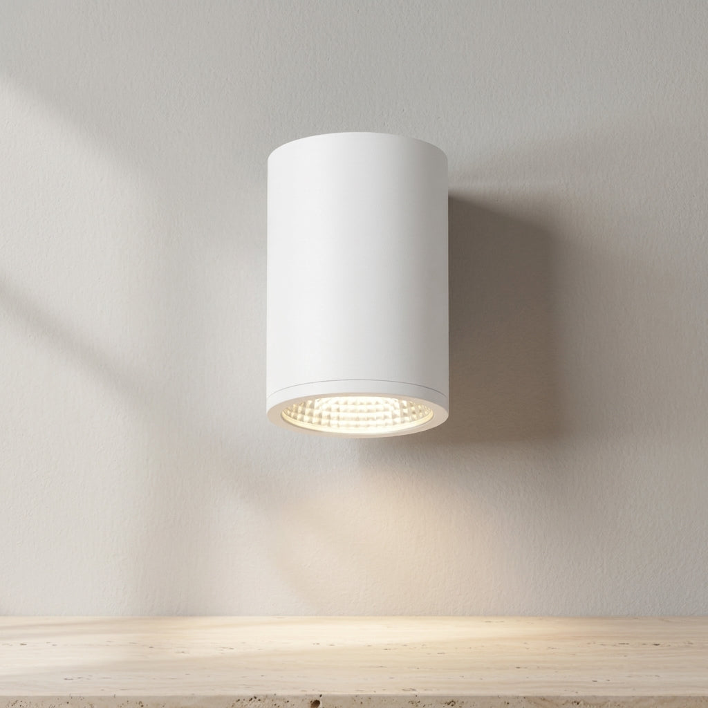 Nordic 5-Inch 15W Outdoor LED Cylinder Ceiling Mount