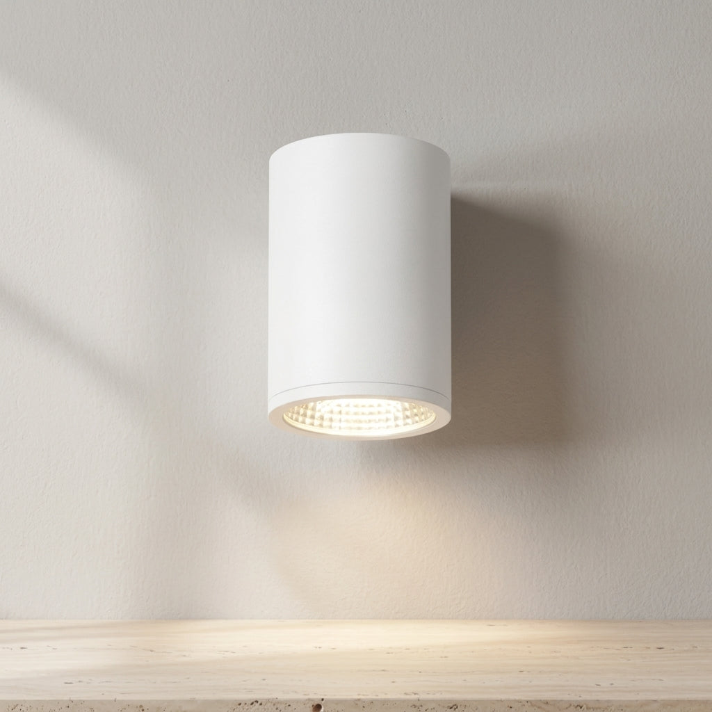 Nordic 5-Inch 15W Outdoor LED Cylinder Ceiling Mount