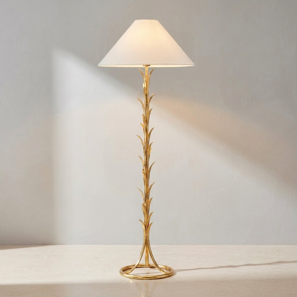 Provenz 62-Inch LED Floor Lamp Plaster White by Chapman & Myers