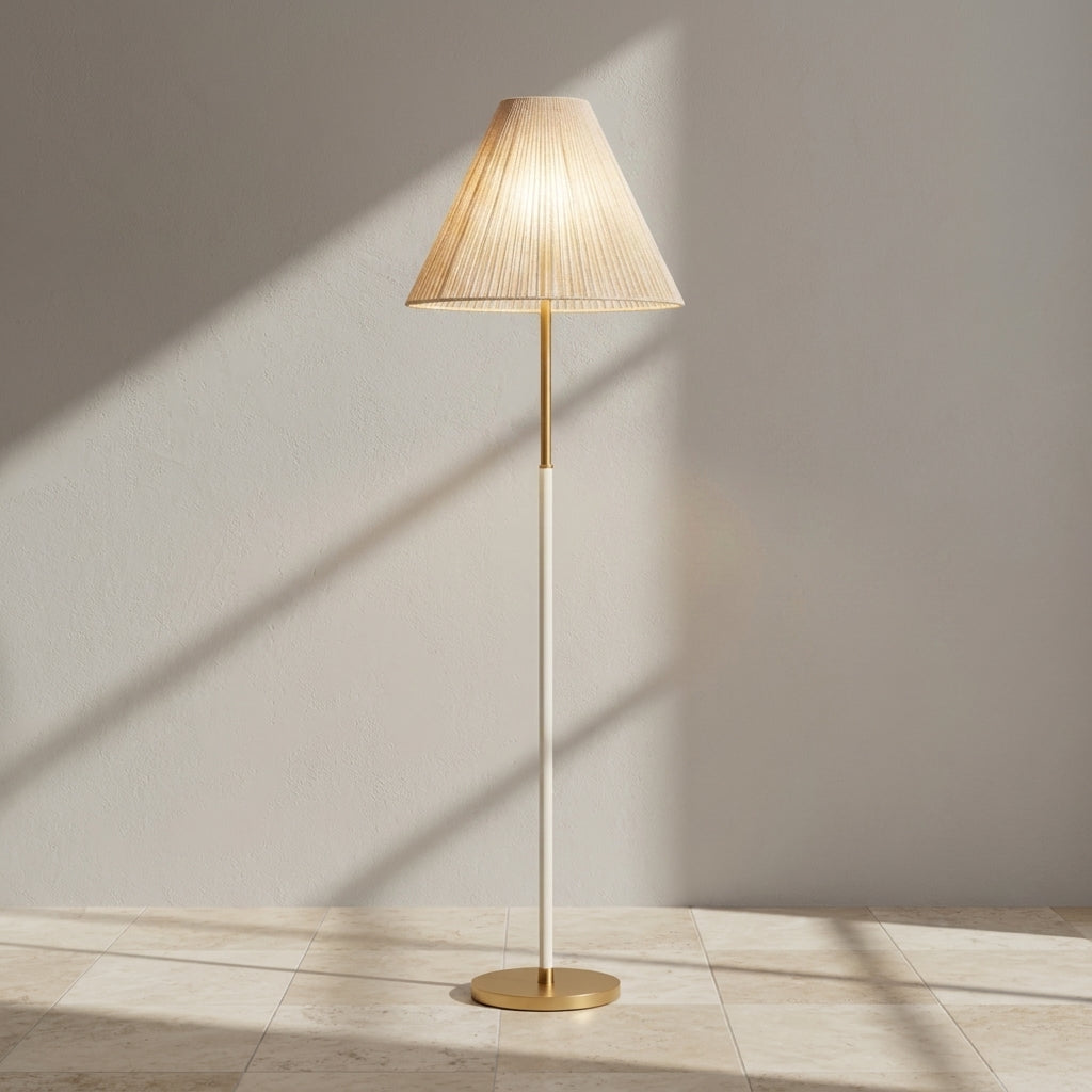 Sonoma 64-Inch 1-Light Floor Lamp Bleached Abaca
