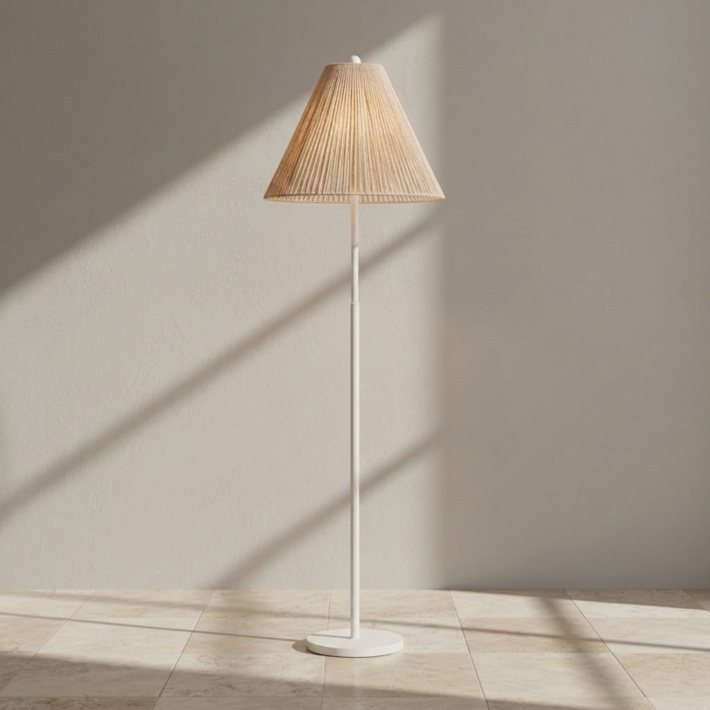 Sonoma 64-Inch 1-Light Floor Lamp Bleached Abaca